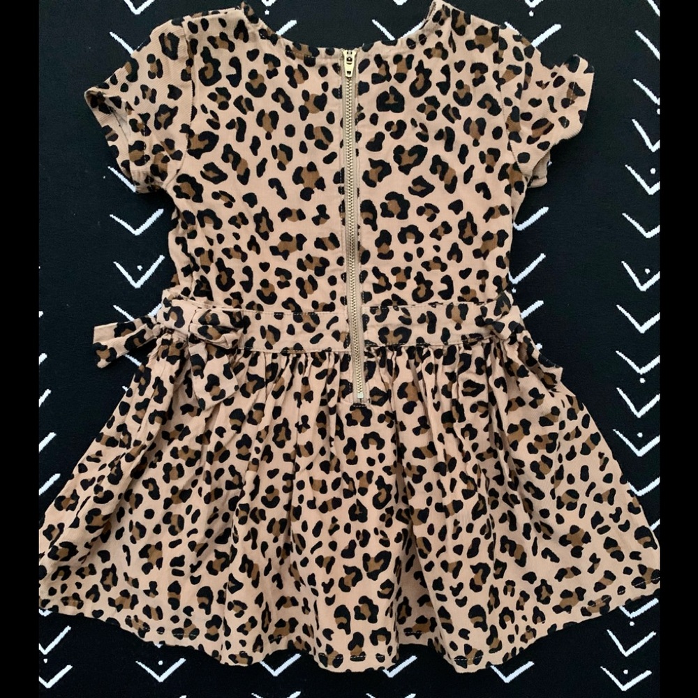 CARTER’S LEOPARD 2PC SET CORDUROY DRESS TUNIC LEGGINGS PANTS OUTFIT ANIMAL PRINT - Picture 7 of 10